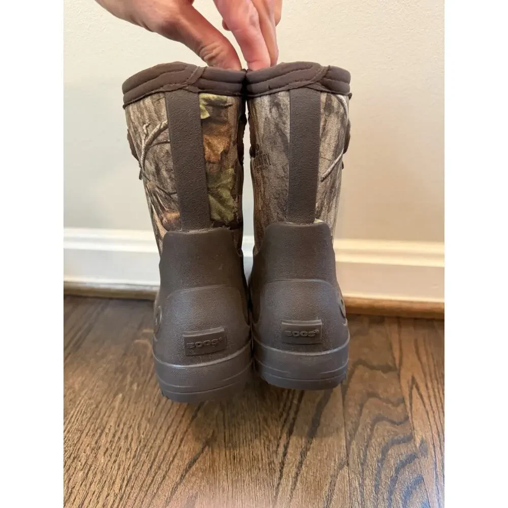 BOG Kids YORK SEAMLESS MOSSY OAK - COUNTRY ROOTS All Weather Boots Sz 12 $85